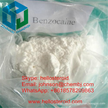 99% Purity Local Anesthetic Benzocaine Raw Powder 94-09-7